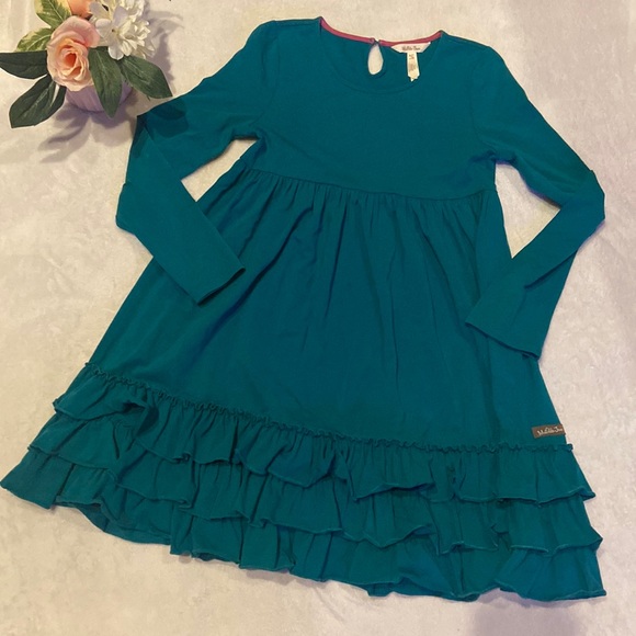 Matilda Jane Other - Matilda Jane Girls Size 14 Green Ruffled Dress